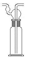 直管式气体洗瓶（干燥塔、洗瓶、称量瓶、比重瓶）